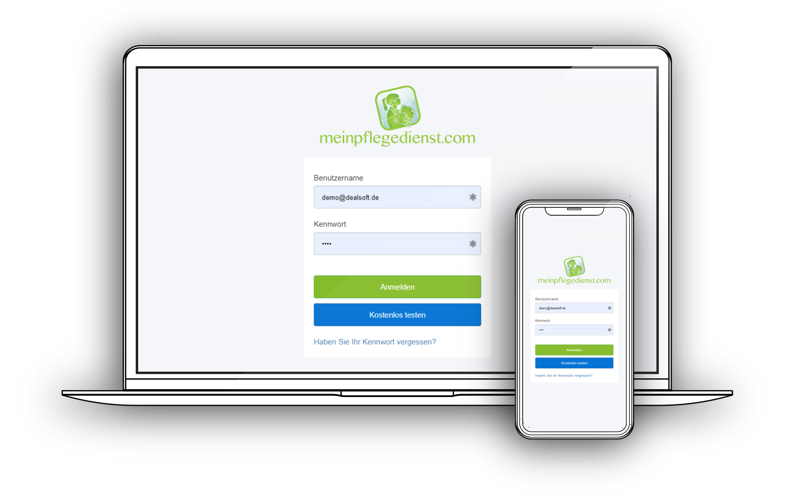 Demo meinpflegedienst.com