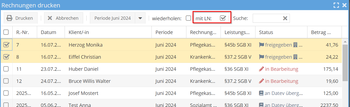 Leistungsnachweis Leistungsnachweis