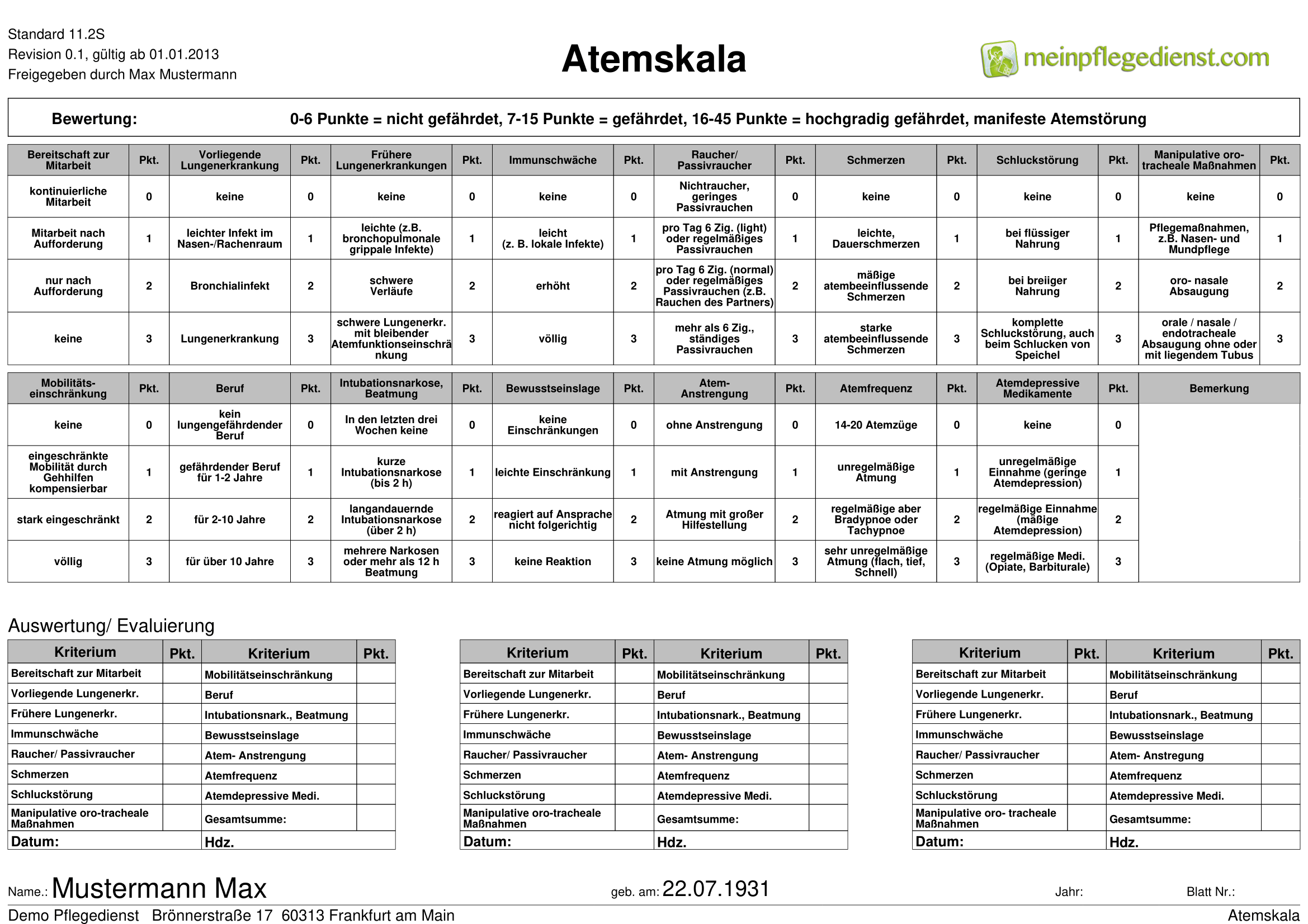Atemskala